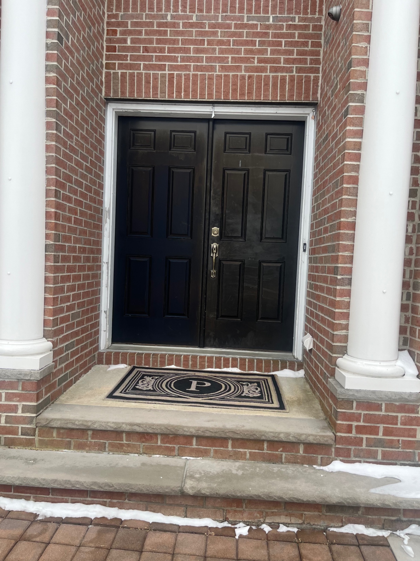 Statement front door upgrade — before